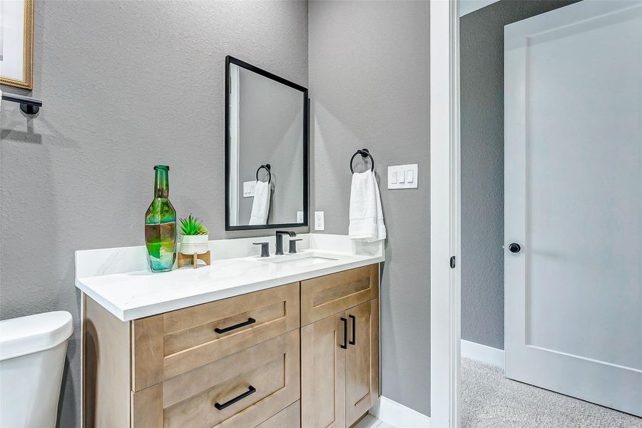Furnished interior view inside a new home in , Houston (Image 36).