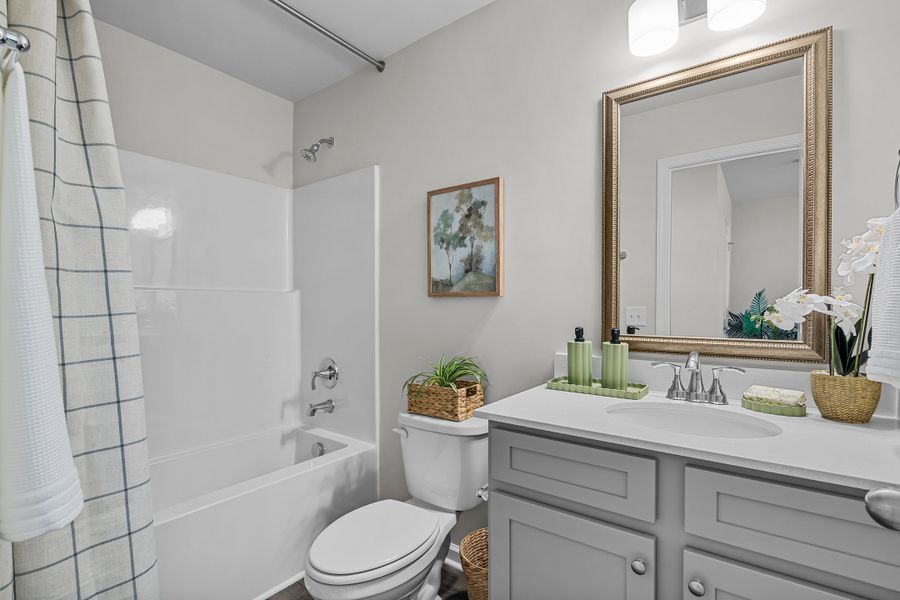 Representative furnished interior of a home built from the Hawthorne E by McGuinn Homes in Pine Street, Yemassee (Image 55). Representative furnished interior of a home built from the Hawthorne E by McGuinn Homes in Pine Street, Yemassee (Image 55).