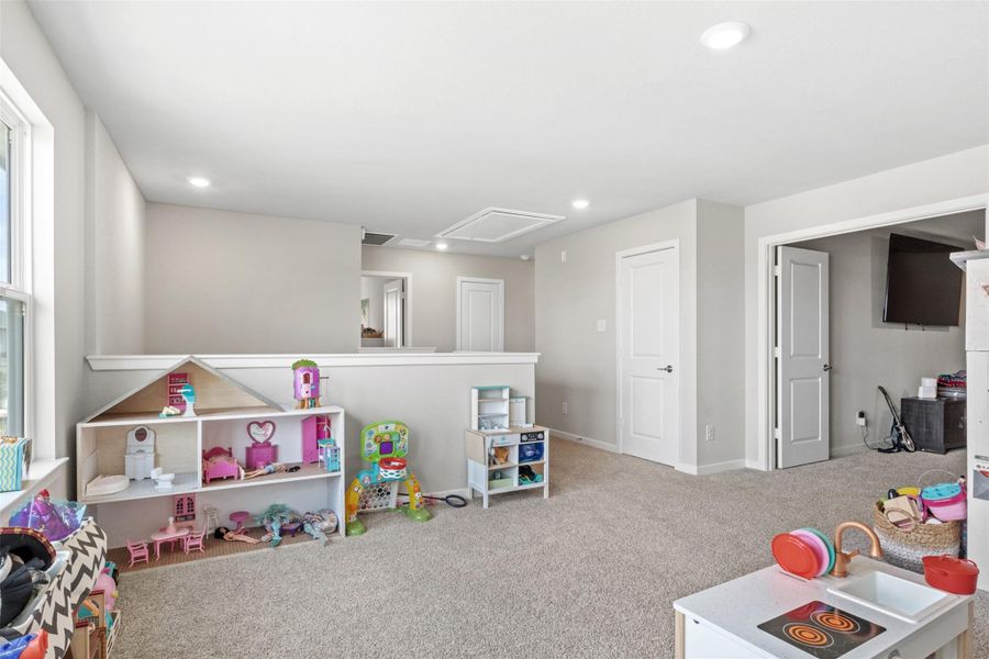 Upstairs living room Upstairs living room