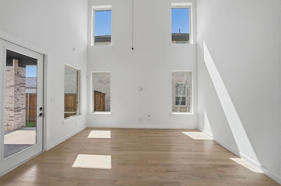 Spacious, unfurnished interior of a new home in Light Farms Brenham - 40' Lots, Celina (Image 24). Spacious, unfurnished interior of a new home in Light Farms Brenham - 40' Lots, Celina (Image 24).