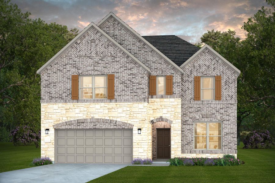 Front exterior of a home in the Nopal Valley community, located in San Antonio, TX (Image 18).