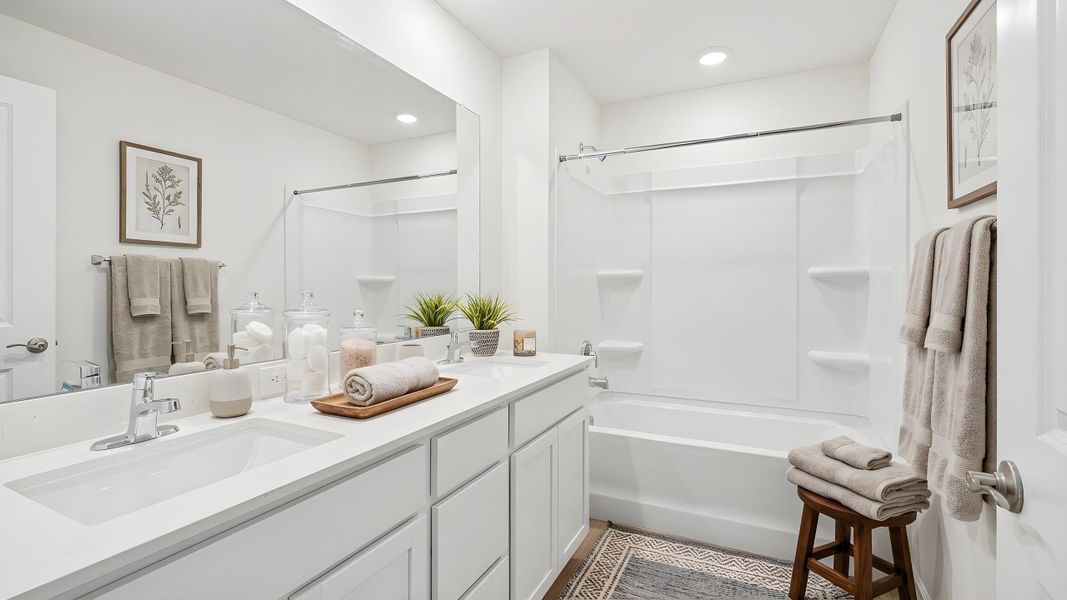 Representative furnished interior of a home built from the Dundee by D.R. Horton in Somerset Bay, Spring Hill (Image 8). Representative furnished interior of a home built from the Dundee by D.R. Horton in Somerset Bay, Spring Hill (Image 8).