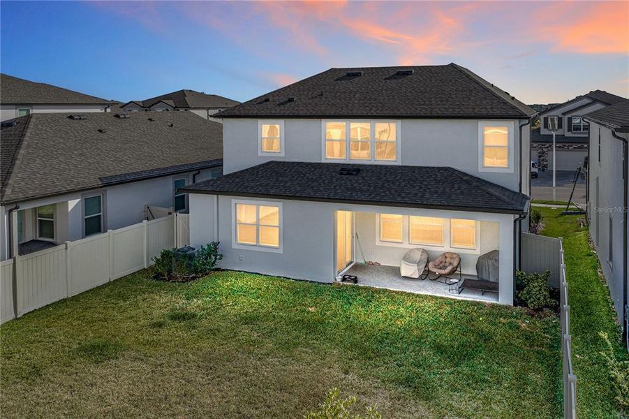 Exterior details and patio area of a home in Epperson, Wesley Chapel (Image 3). Exterior details and patio area of a home in Epperson, Wesley Chapel (Image 3).