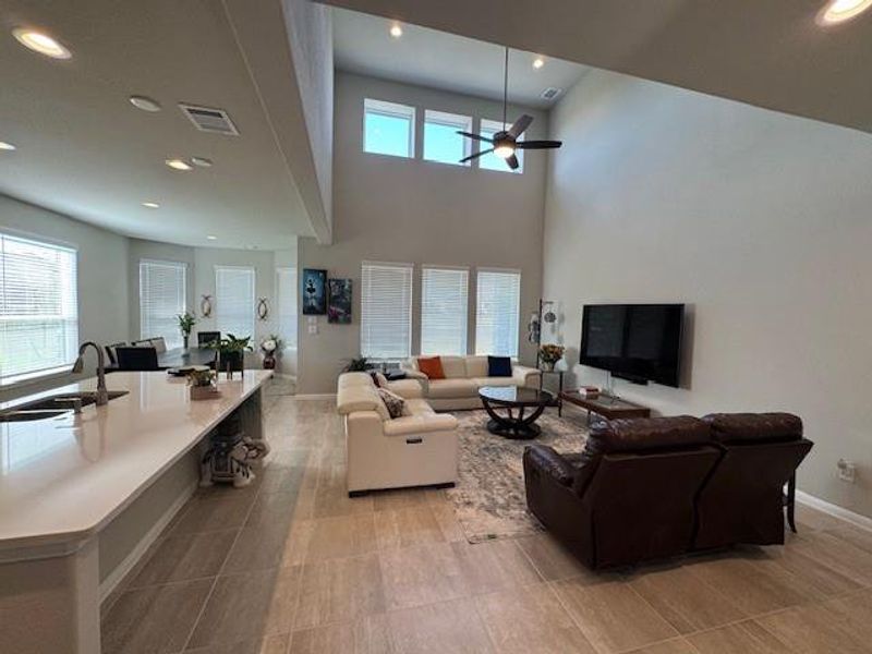 Furnished interior view inside a new home in Rodeo Palms - The Lakes, Manvel (Image 18). Furnished interior view inside a new home in Rodeo Palms - The Lakes, Manvel (Image 18).