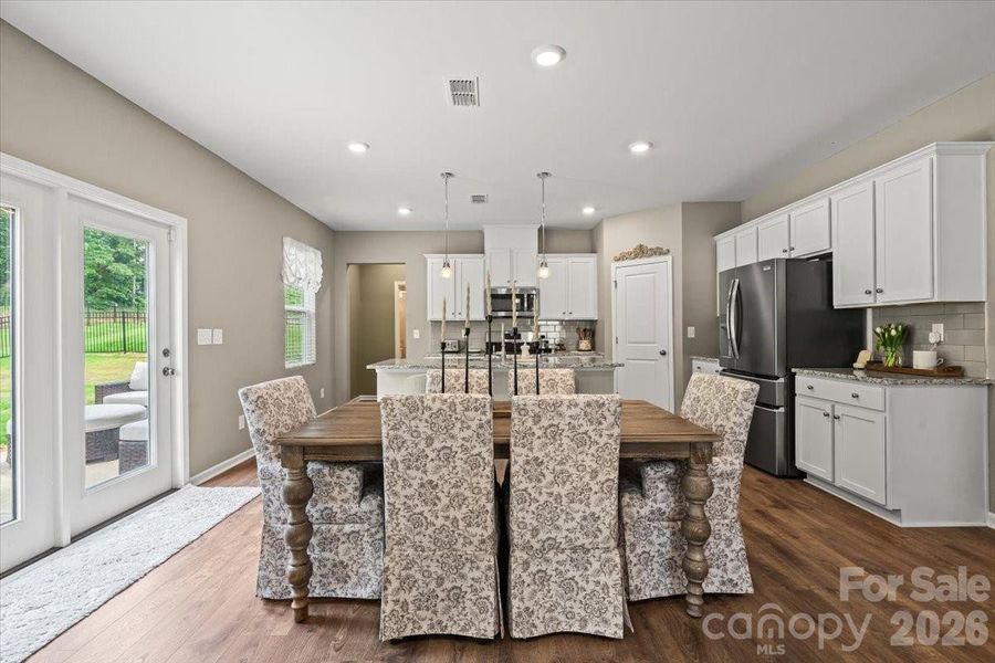 Furnished interior view inside a new home in Sanders Ridge, Troutman (Image 33).