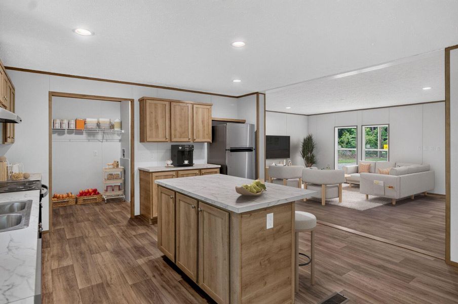 Furnished interior view inside a new home in , Walterboro (Image 15).