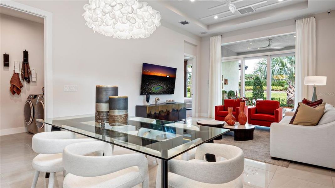 Furnished interior view inside a new home in Cresswind DeLand, Deland (Image 11).