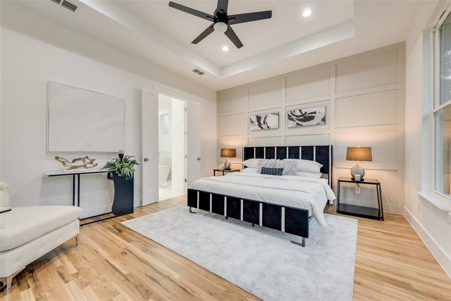 Furnished interior view inside a new home in , Dallas (Image 10).