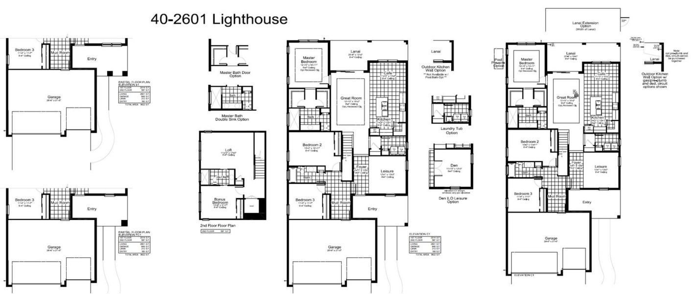 2D floor plan layout for the Lighthouse by Neal Communities in Wildleaf, Parrish, FL (Image 2). 2D floor plan layout for the Lighthouse by Neal Communities in Wildleaf, Parrish, FL (Image 2).