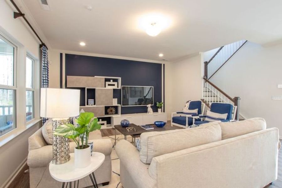 Representative furnished interior of a home built from the Bedford by True Homes in Huntington Hills, Lincolnton (Image 14).