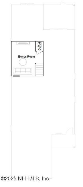 2D floor plan layout of this home in Granary Park: Granary Park 40s, Green Cove Springs, FL (Image 4).