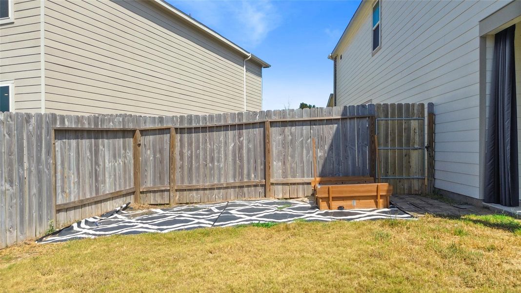 Exterior details and patio area of a home in Chapel Run, Montgomery (Image 16). Exterior details and patio area of a home in Chapel Run, Montgomery (Image 16).