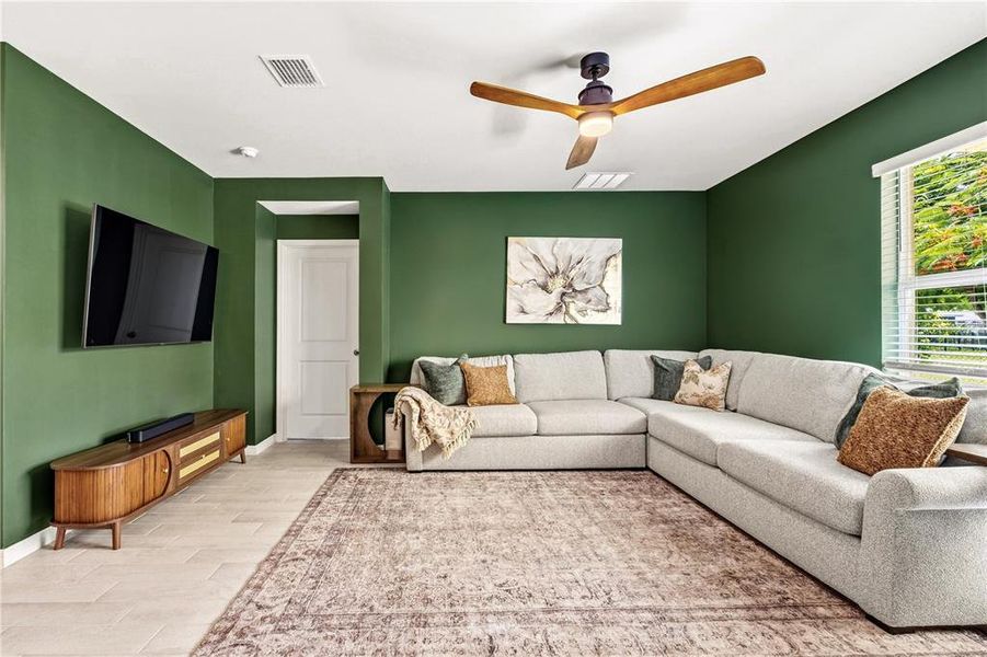 Furnished interior view inside a new home in Burnt Store Village, Punta Gorda (Image 24).