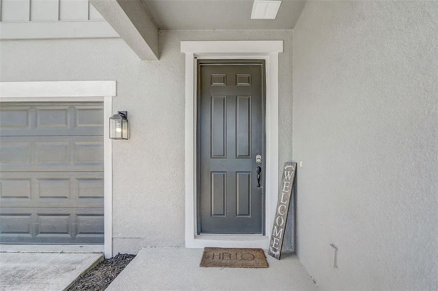 Exterior details and patio area of a home in Glen at West Haven, Davenport (Image 3).