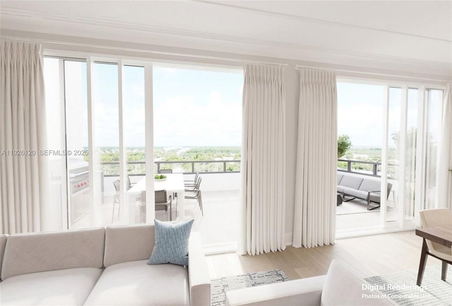 Furnished interior view inside a new home in , Juno Beach (Image 16). Furnished interior view inside a new home in , Juno Beach (Image 16).