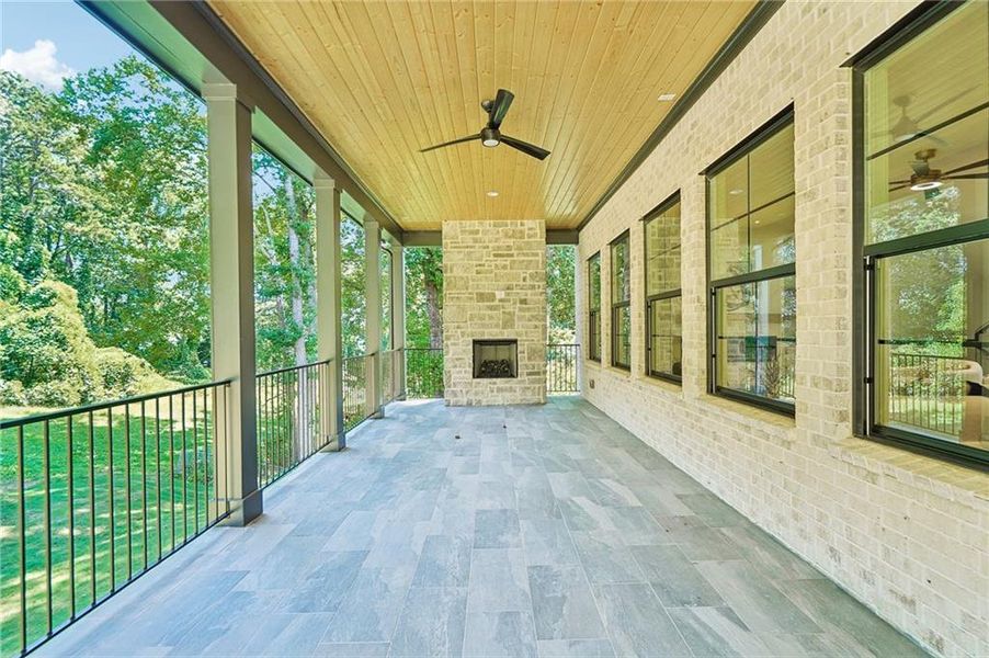 Exterior details and patio area of a home in , Buford (Image 29).