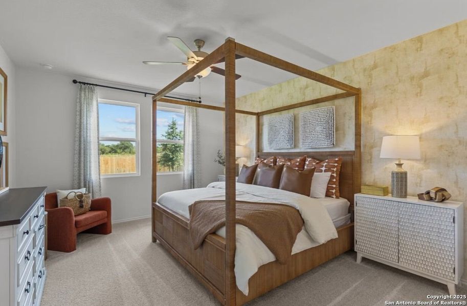 Furnished interior view inside a new home in Bricewood, San Antonio (Image 15).