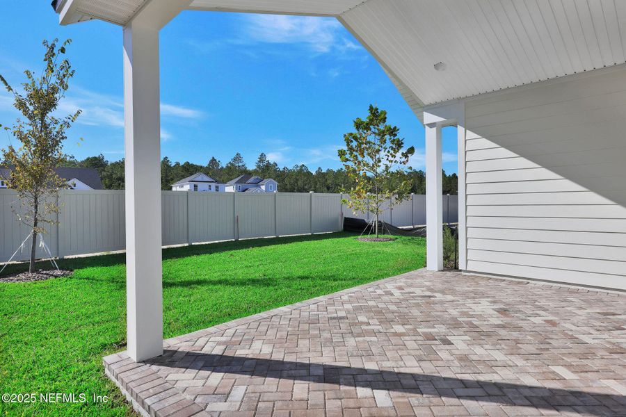 Exterior details and patio area of a home in Seabrook Village at Seabrook, Ponte Vedra (Image 24). Exterior details and patio area of a home in Seabrook Village at Seabrook, Ponte Vedra (Image 24).