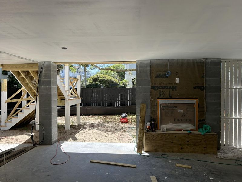 In-progress construction of a new home in , Isle Of Palms, SC (Image 16). In-progress construction of a new home in , Isle Of Palms, SC (Image 16).
