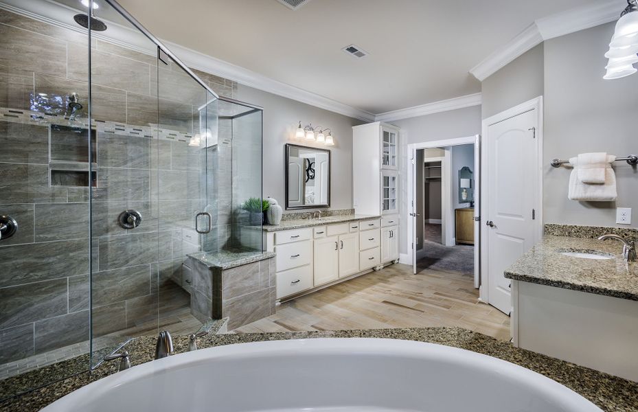 Representative furnished interior of a home built from the Worthington by Pulte Homes in The Retreat at Carolina Ridge, Harrisburg (Image 7).