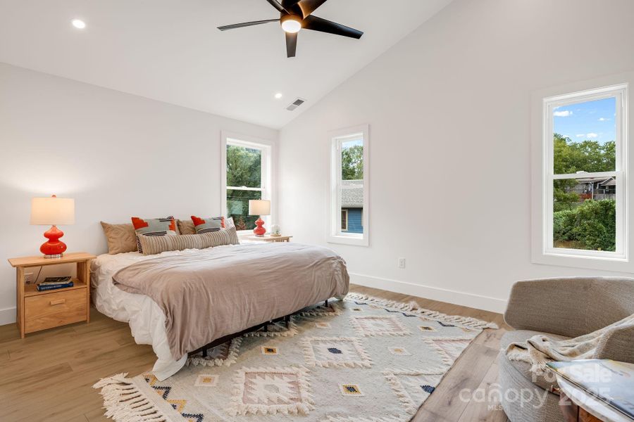 Large primary bedroom