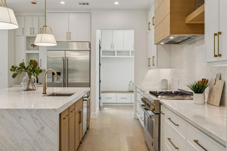 Furnished interior view inside a new home in , Dallas (Image 3).