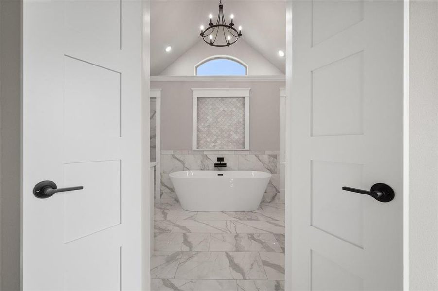 Furnished interior view inside a new home in , Midlothian (Image 5).