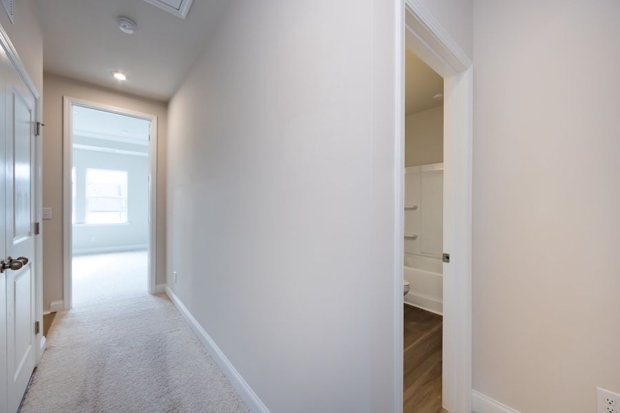 Spacious, unfurnished interior of a new home in Archer Row, Charlotte (Image 35). Spacious, unfurnished interior of a new home in Archer Row, Charlotte (Image 35).