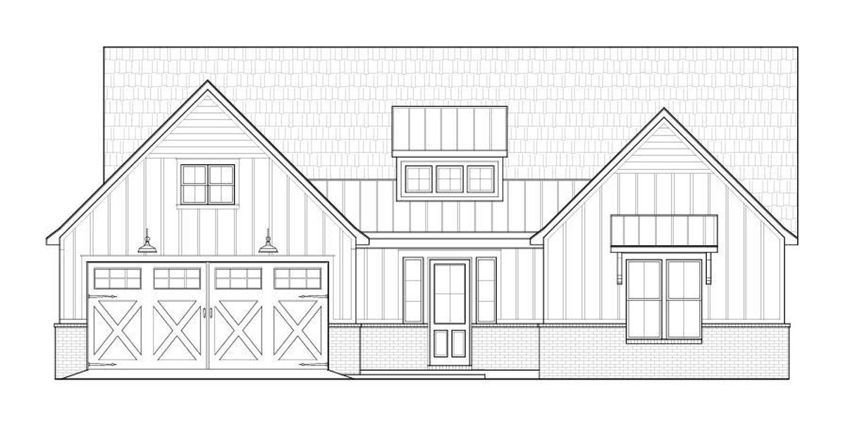 Exterior rendering of this home design in , Venus, TX (Image 5).