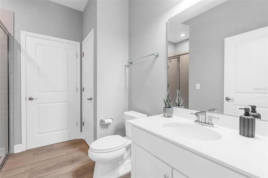 Furnished interior view inside a new home in Bella Terra, Clermont (Image 61).
