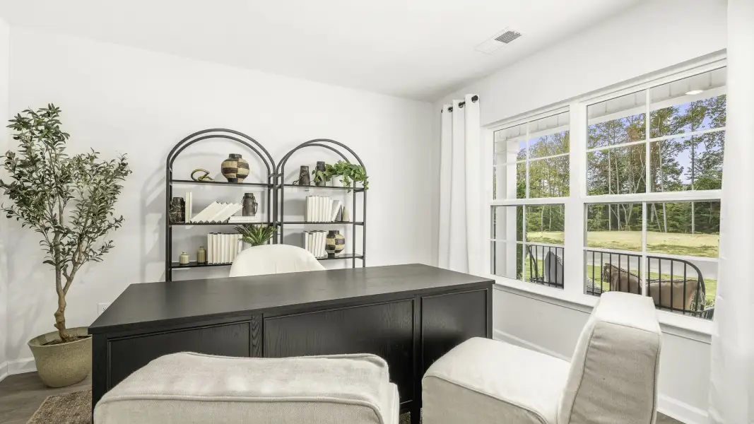 Furnished interior view inside a new home in Fiddlers Landing, Winston-Salem (Image 5).
