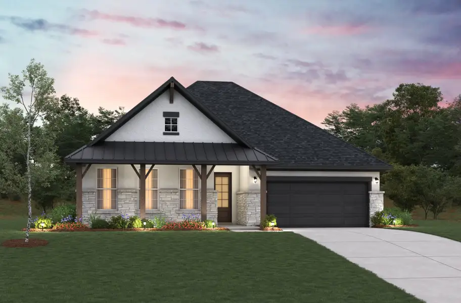 Representative exterior photo of a completed home built from the Arden by Beazer Homes in Ellwood: Prestige Collection, Iowa Colony, TX (Image 2). Representative exterior photo of a completed home built from the Arden by Beazer Homes in Ellwood: Prestige Collection, Iowa Colony, TX (Image 2).