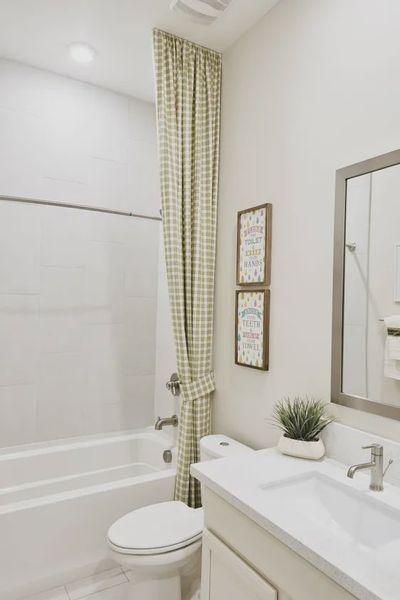Furnished interior view inside a new home in Valencia at Granite Vista, Waddell (Image 12).
