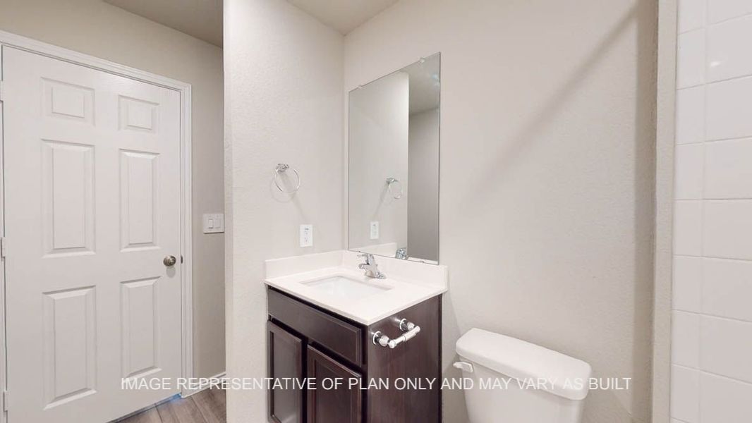 Representative furnished interior of a home built from the Fargo by D.R. Horton in Mesa Ridge, Temple (Image 9).
