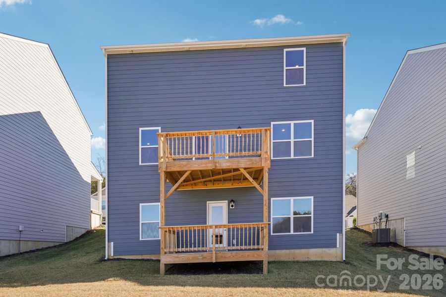 Exterior details and patio area of a home in Rydele Heights, Asheville (Image 3). Exterior details and patio area of a home in Rydele Heights, Asheville (Image 3).