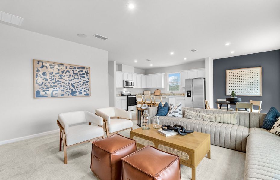 Furnished interior view inside a new home in Carpenter Falls, Durham (Image 26).