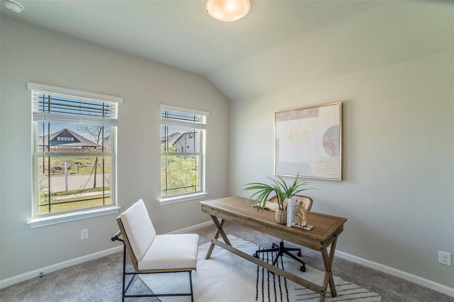 Furnished interior view inside a new home in , Aubrey (Image 11).