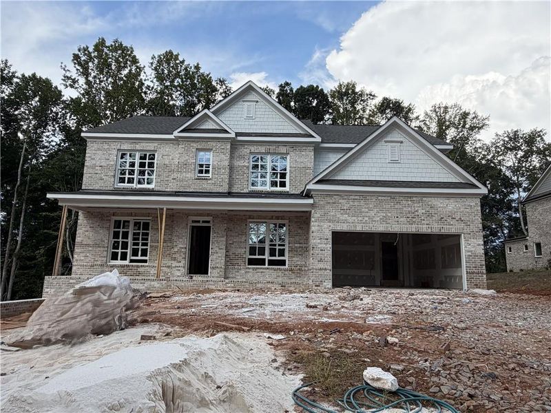 In-progress construction of a new home in , Buford, GA (Image 6).