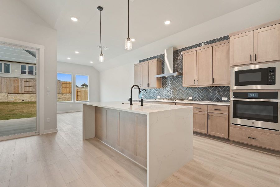 Furnished interior view inside a new home in Lariat, Liberty Hill (Image 10).