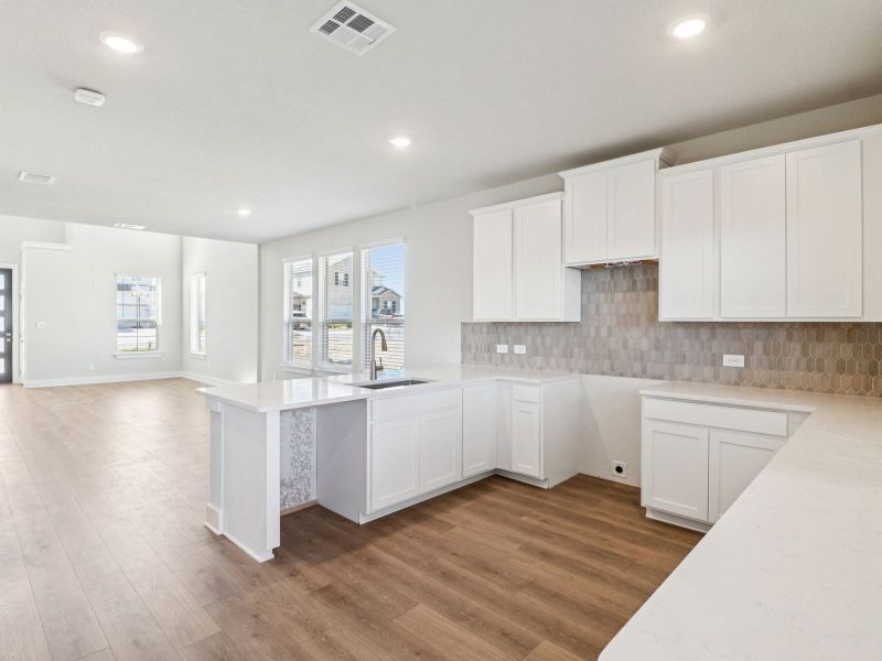Furnished interior view inside a new home in Royal Crest, San Antonio (Image 8).