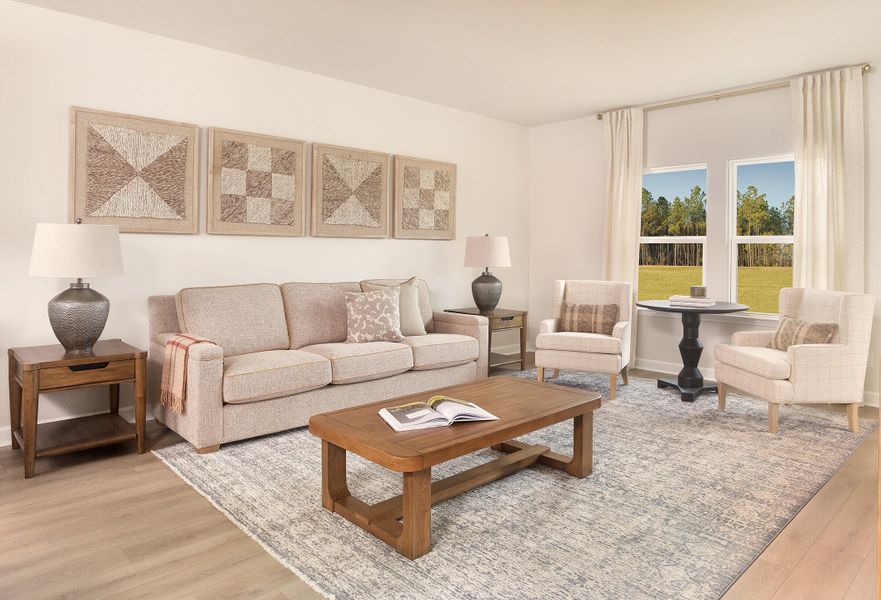 Furnished interior view inside a new home in , Ravenel (Image 5).