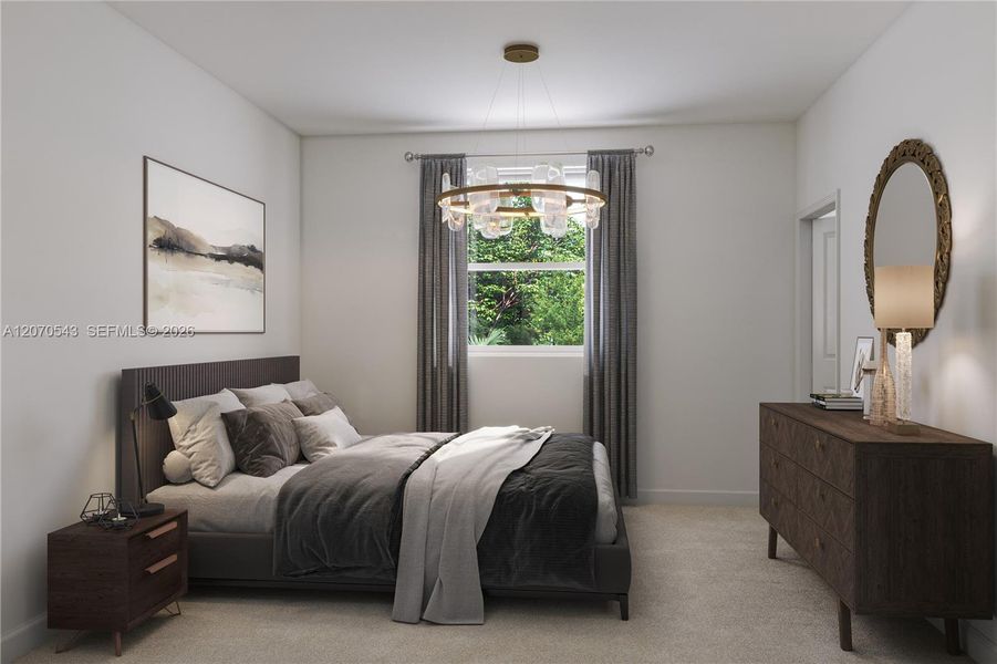 Furnished interior view inside a new home in Villas De San Diego, Miami (Image 7).