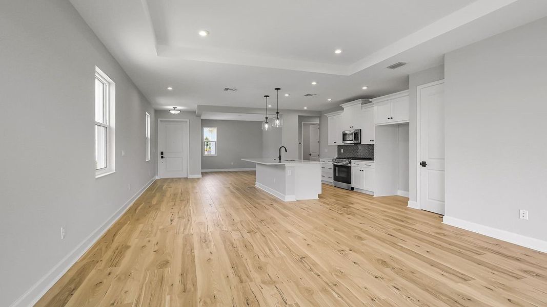 Great Room and Island Kitchen Great Room and Island Kitchen