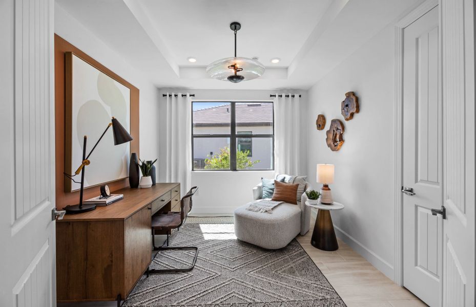 Flex room or optional den with french doors