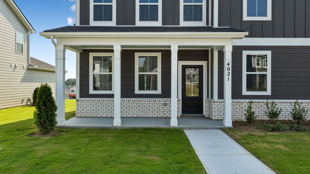 Exterior details and patio area of a home in Reserve at Hickory Ridge, Columbia (Image 3). Exterior details and patio area of a home in Reserve at Hickory Ridge, Columbia (Image 3).