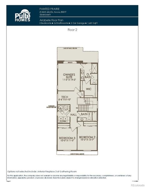 Upper Level Floorplan