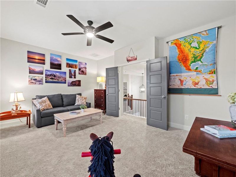 Furnished interior view inside a new home in , Hoschton (Image 40).