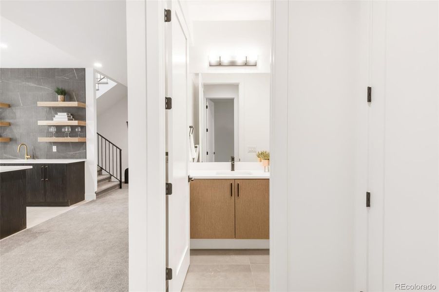 Furnished interior view inside a new home in , Denver (Image 27).