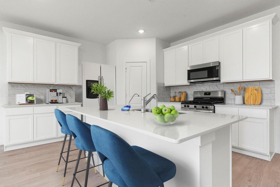 Furnished interior view inside a new home in Tamarron, Fulshear (Image 30).