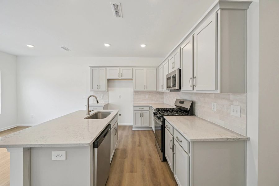Furnished interior view inside a new home in Towns at The Point, Rolesville (Image 5).